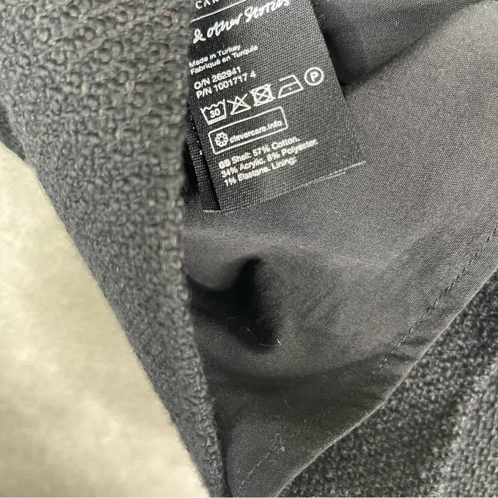 & Other‎ Stories A-Line Textured Mini Skirt In Black Women's Size 0